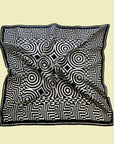 Geometric Silk Scarf