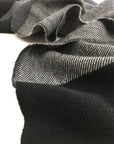 Blanket Scarf in Black and Gray