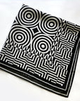 Geometric Silk Scarf