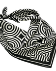 Geometric Silk Scarf