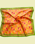 Mod Flowers Silk Scarf
