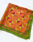 Mod Flowers Silk Scarf