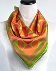 Mod Flowers Silk Scarf