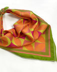 Mod Flowers Silk Scarf