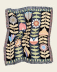 Garden Folk Art Throw