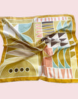 Franky Gold Silk Scarf