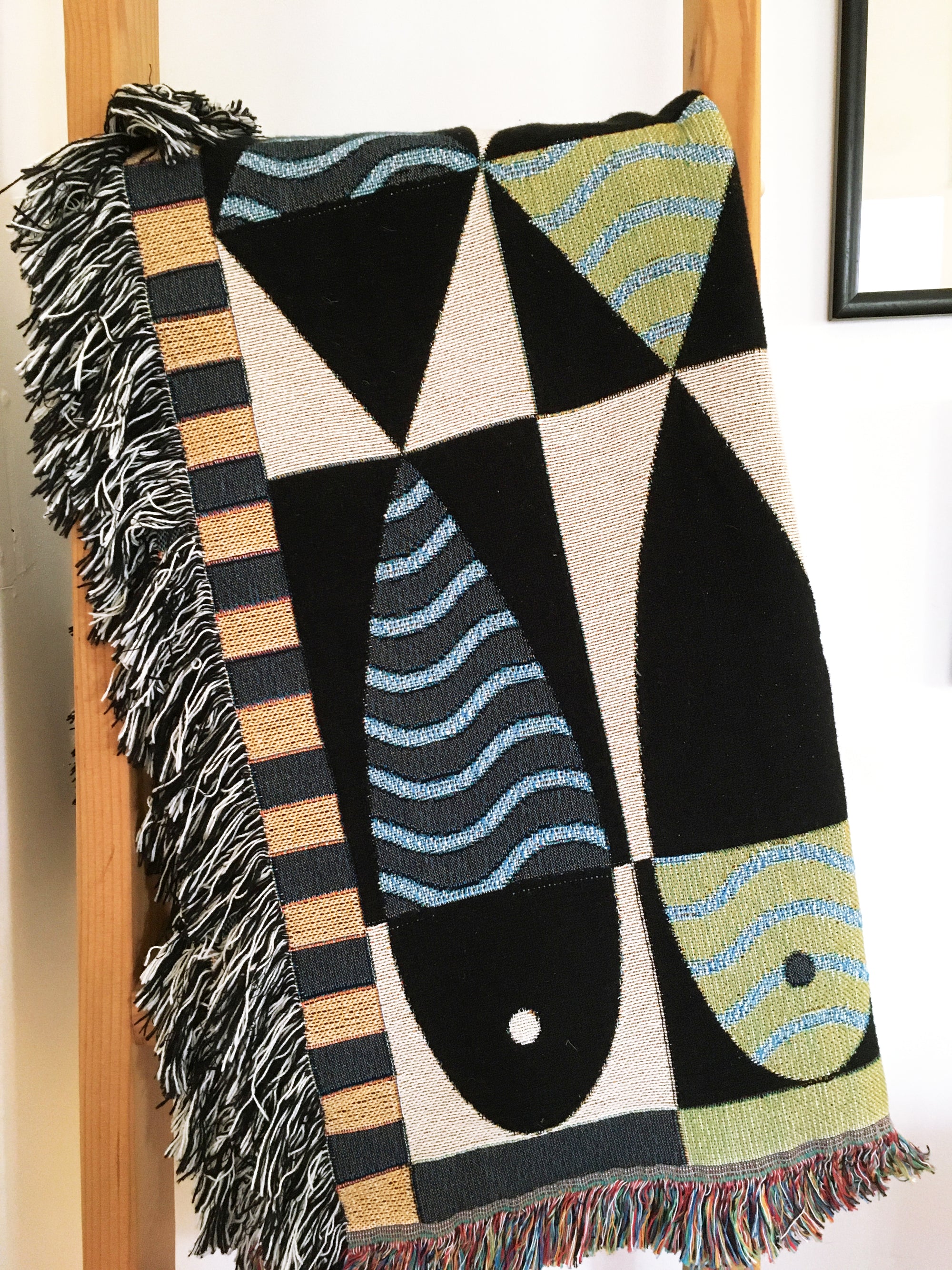 Sardines Woven Throw Blanket