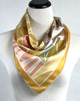 Franky Gold Silk Scarf