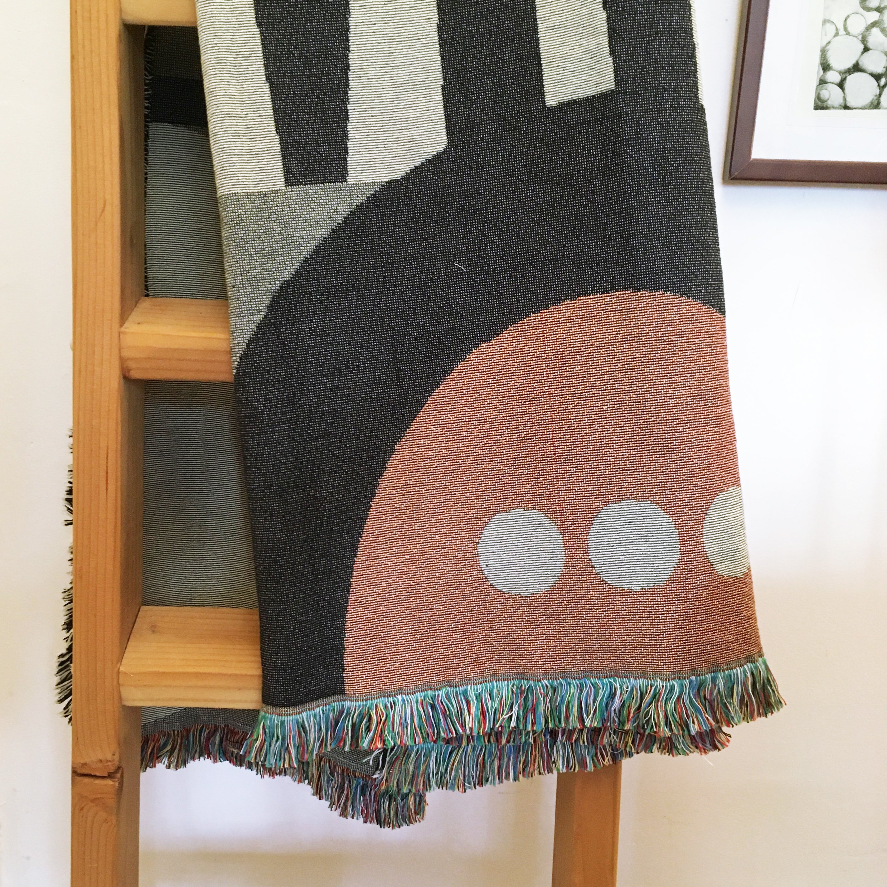 Scandi Woven Throw Blanket – Oh Suzanni - Main Image